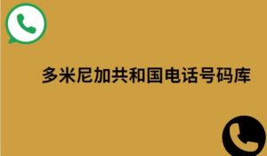 多米尼加共和国电话号码库